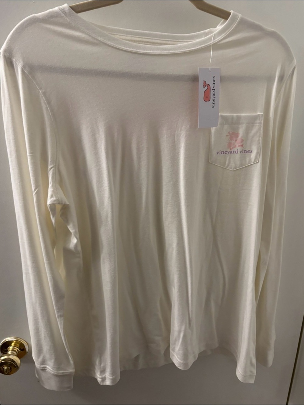 NWY Vineyard Vines Long-Sleeve Pocket Tee